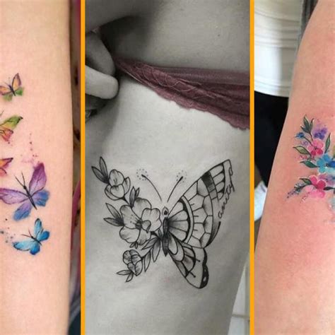 tatuaje mariposa con flores|tatuajes originales de mariposas.